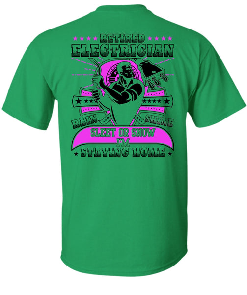 Retired Electrician T Shirt, I Love Electrician T Shirt
