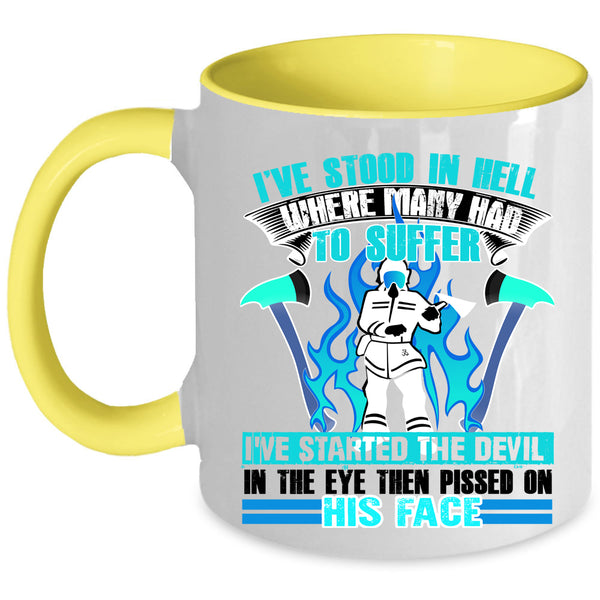 Awesome Fireman Coffee Mug, Cool Firefighter Accent Mug