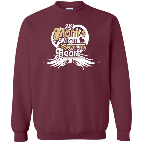 Mom's Wings Cover My Heart T Shirt, Coolest Mom Ever Sweatshirt