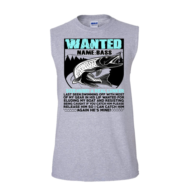 I Can Catch Him T Shirt, Coolest Fishing T Shirt, Awesome t-shirts (Men's Cotton Sleeveless)