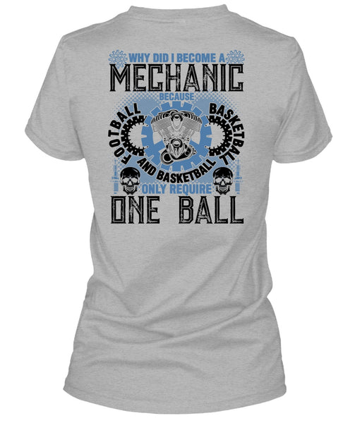 Why Did I Become A Mechanic T Shirt, Being A Mechanic T Shirt