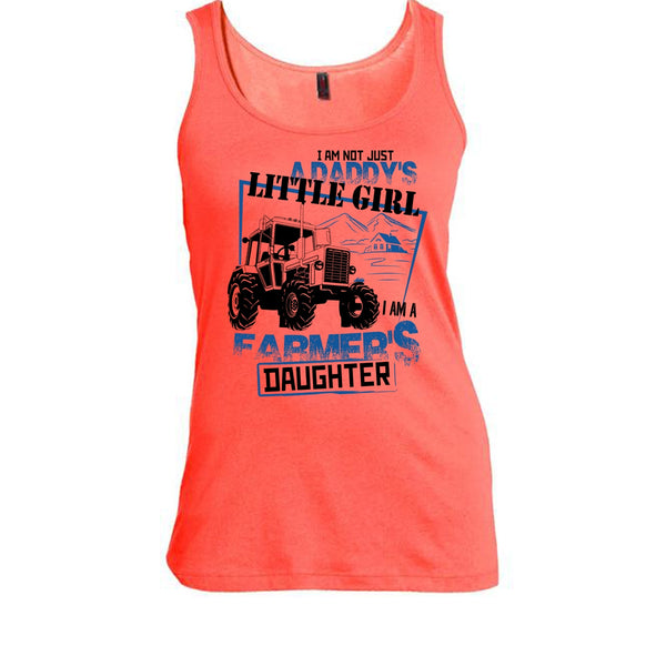 Just A Daddy's Littile Girl T Shirt, Coolest farmer's Girl Tank Top
