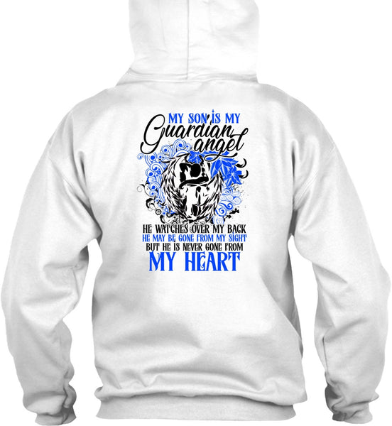 My Son Is My Guardian Angel T Shirt, I Love Son T Shirt