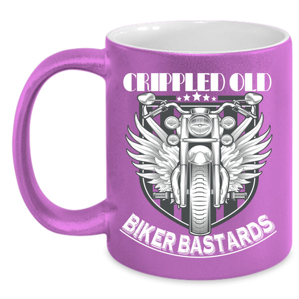 Crippled Old Coffee Mug, Biker Bastards Coffee Cup