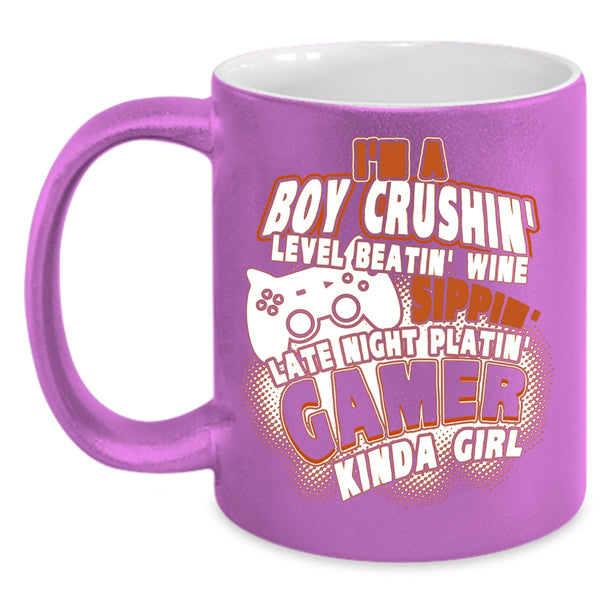 I'm A Boy Crushing Coffee Mug, Camper Kinda Girl Coffee Cup