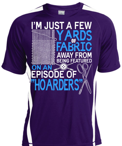 I'm Just A Few Yards Fabric T Shirt, Being A Knitter T Shirt, Cool Shirt