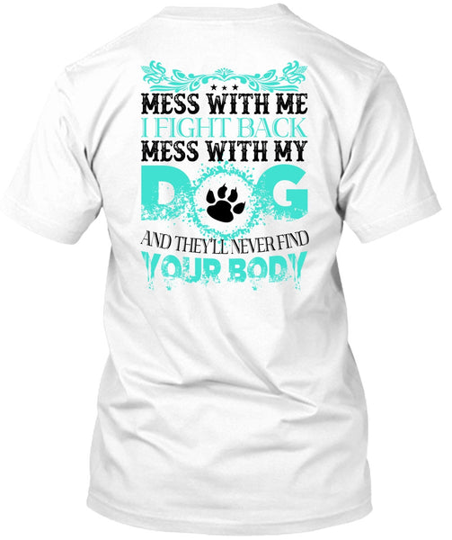 A black t-shirt with the shopify logo