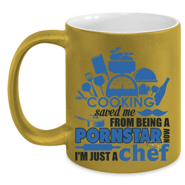 I'm Just A Chef Coffee Mug, Cooking Accent Mug