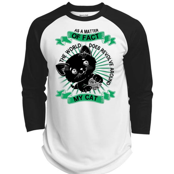 A black t-shirt with the shopify logo