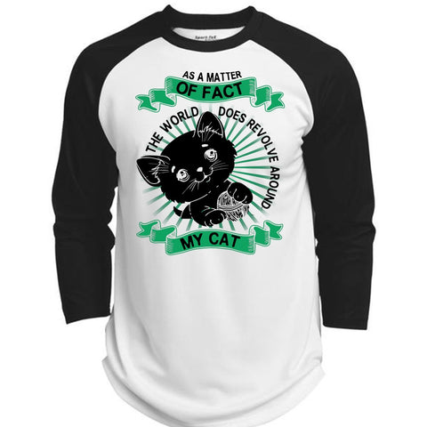 A black t-shirt with the shopify logo