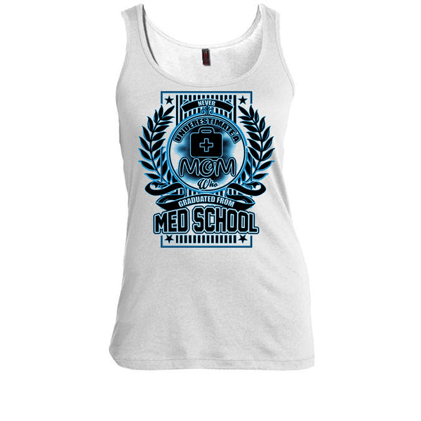 Neve Underestimate A Mom T Shirt, Gift For Mom Tank Top