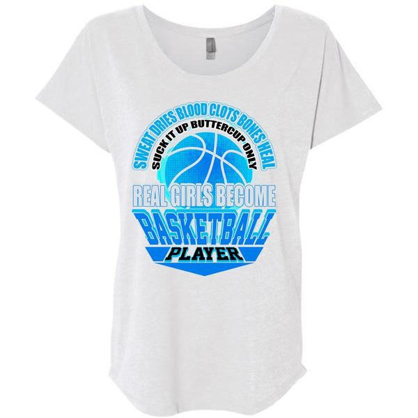 Real Girls Become Basketball Player T Shirt, I Love Basketball T Shirt, Awesome T-Shirts