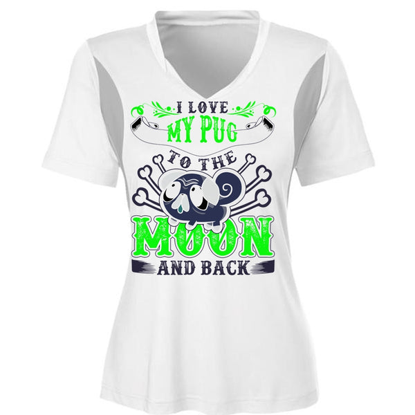 I Love My Pug T Shirt, Moon And Back T Shirt, Awesome T-Shirts