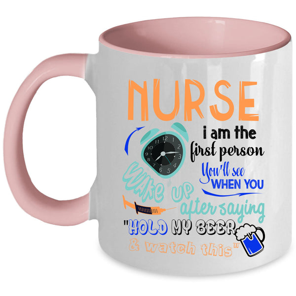 Awesome Gift For Nurses Coffee Mug, Nurse Accent Mug