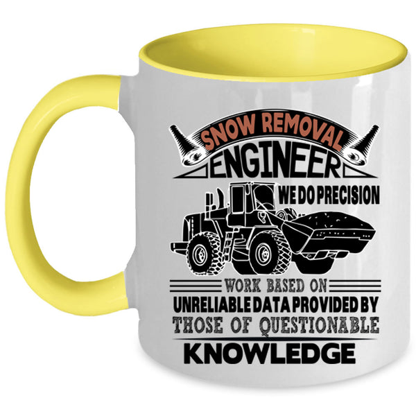 Cool Engineer Coffee Mug, Snow Removal Engineer Accent Mug