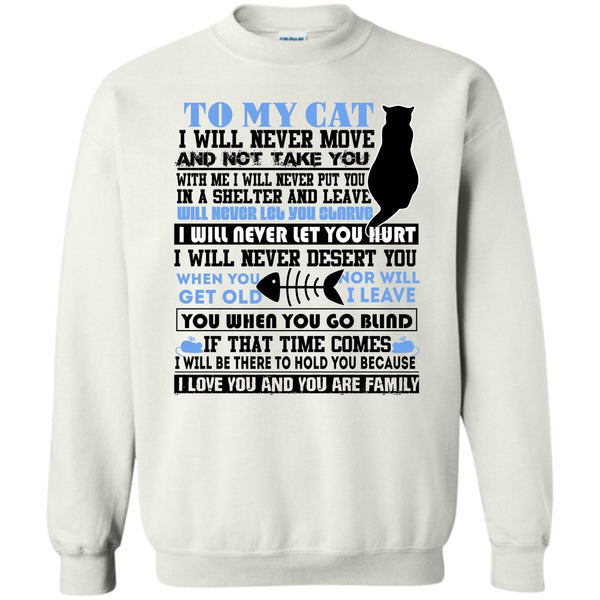 Coolest Cat Lover T Shirt, To My Cat Sweatshirt