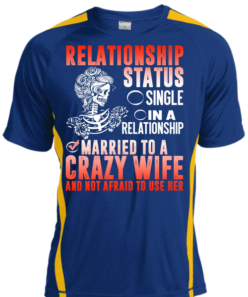 Married To A Crazy Wife T Shirt, Being A Wife T Shirt, Cool Shirt