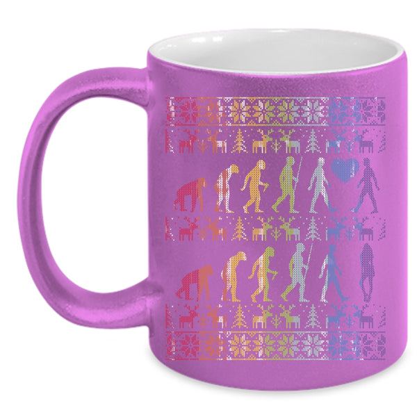 Cute Couple Coffee Mug, Christmas Gift For Couple Coffee Cup