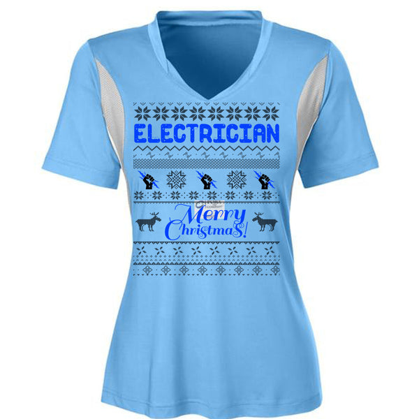 Electrician Merry Christmas T Shirt, Winter Holiday T Shirt, Awesome T-Shirts