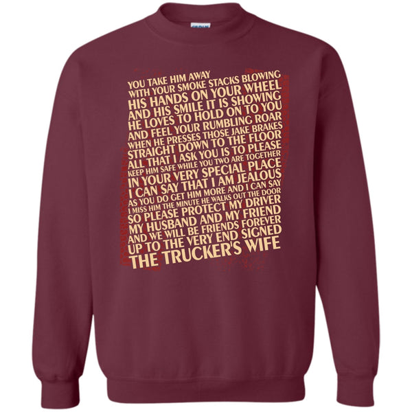The Trucker's Wife T Shirt, Coolest Trucker's Wife Sweatshirt