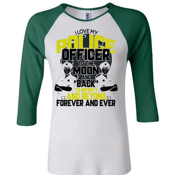 I Love My Police Officer T Shirt, I Love Police T Shirt, Awesome T-Shirts