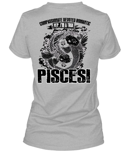 I'm A True Pisces T Shirt, I Love Pisces T Shirt