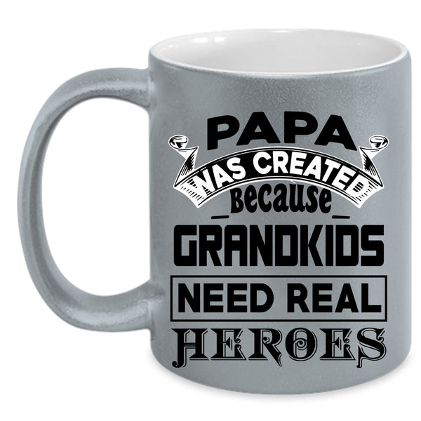 Awesome Gift For Papa Coffee Mug, Papa Accent Mug