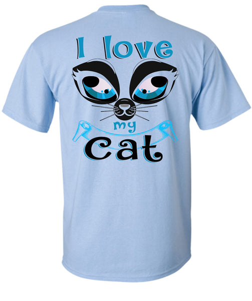 I Love My Cat T Shirt, My Pets T Shirt