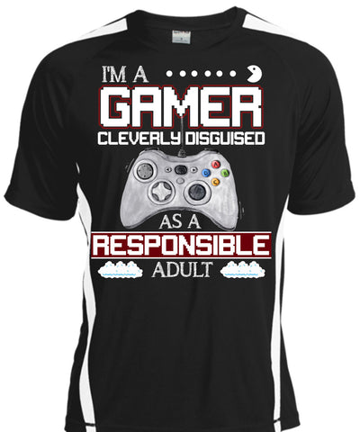 A black t-shirt with the shopify logo