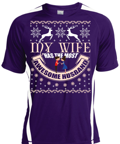 My Wife Has The Most Awesome Husband T Shirt, This Girl Loves Christmas T Shirt, Cool Shirt