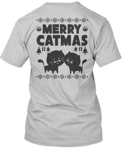 Merry Catmas T Shirt, Noel Christmas T Shirt