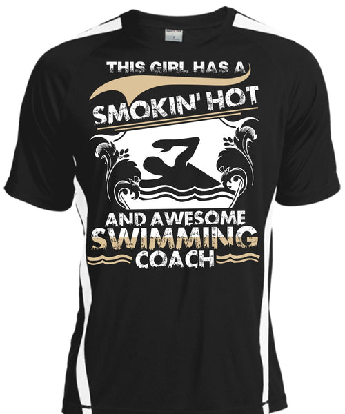 A black t-shirt with the shopify logo