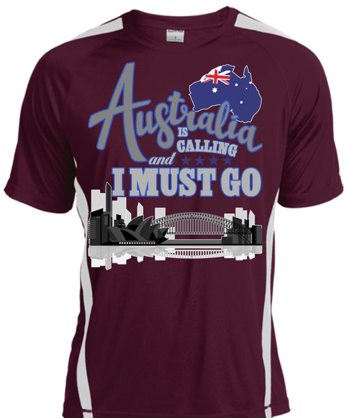 Australia Is Calling T Shirt, I Must Go T Shirt, Cool Shirt