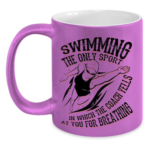 Awesome Gift For Swimmer Coffee Mug, Swimming Accent Mug