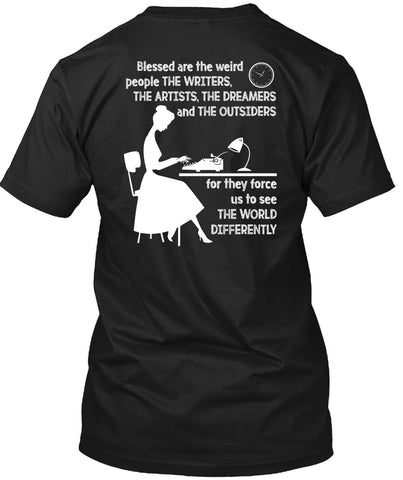 A black t-shirt with the shopify logo