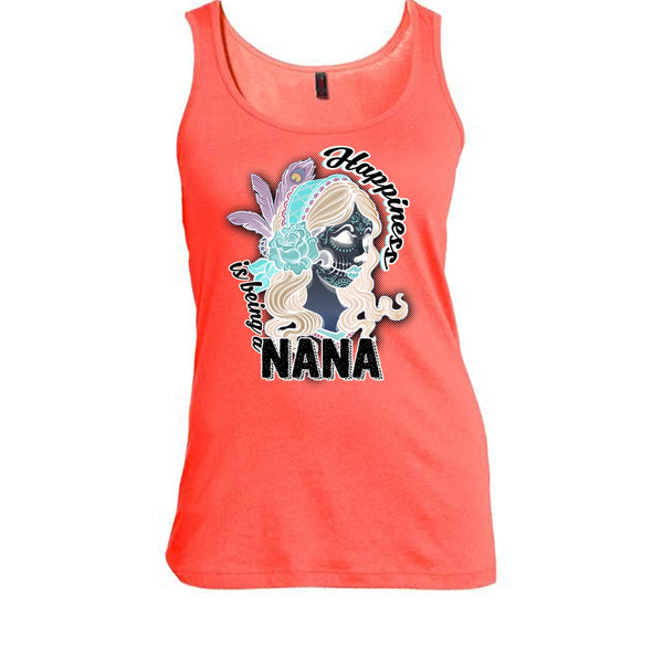 Happiness Is Being A Nana T Shirt, Gift For Nana Tank Top