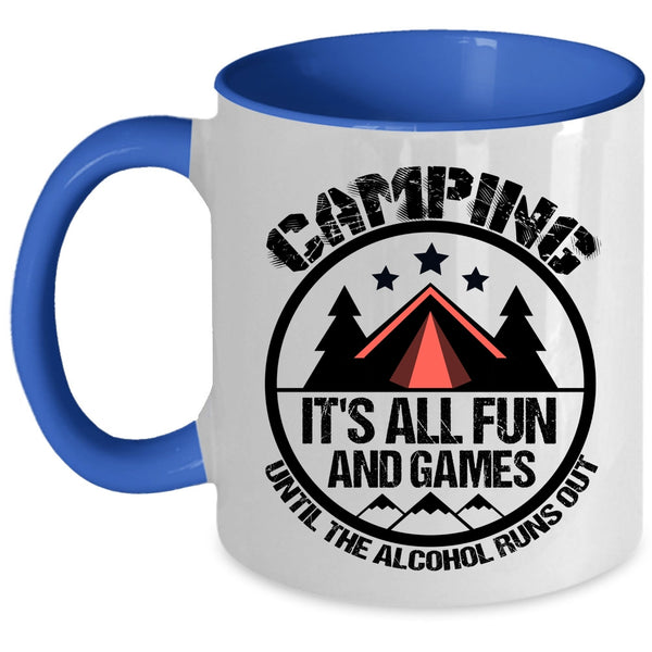 It's All Fun And Games Coffee Mug, Camping Accent Mug
