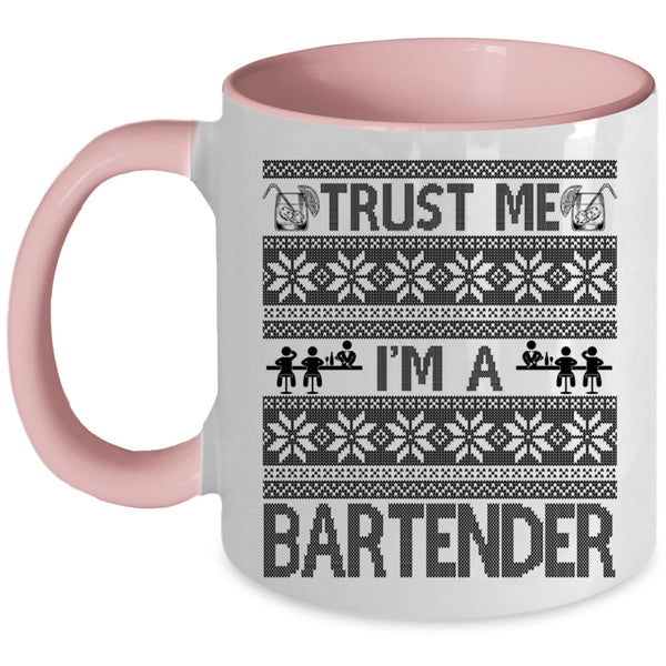 Cute Bartender Coffee Mug, Trust Me I'm A Bartender Accent Mug
