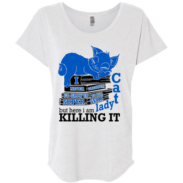 I'd Grow Up To Be A Cat Lady T Shirt, I Love My Cat T Shirt, Awesome T-Shirts