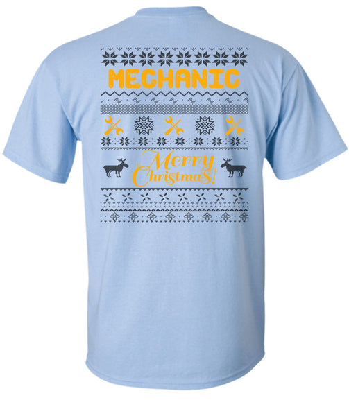 Mechanic Merry Christmas T Shirt, I Love Mechanic T Shirt