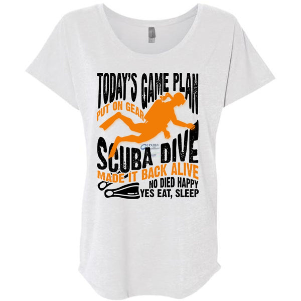 Today's Game Plan T Shirt, I Love Diving T Shirt, Awesome T-Shirts