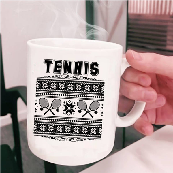 Christmas Family Vacation Coffee Mug, Tennis Cup