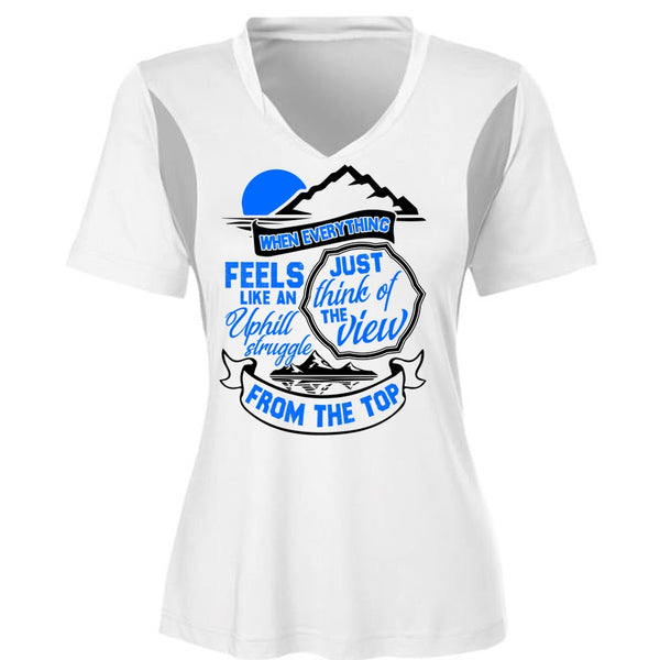 Just Think Of The View T Shirt, I Love Hiking T Shirt, Awesome T-Shirts