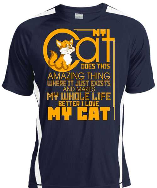 My Cat Does This Amazing Thing T Shirt, I Love Cat T Shirt, Cool Shirt