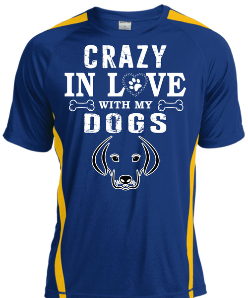 Crazy In Love With My Dogs T Shirt, I Love Dogs T Shirt, Cool Shirt