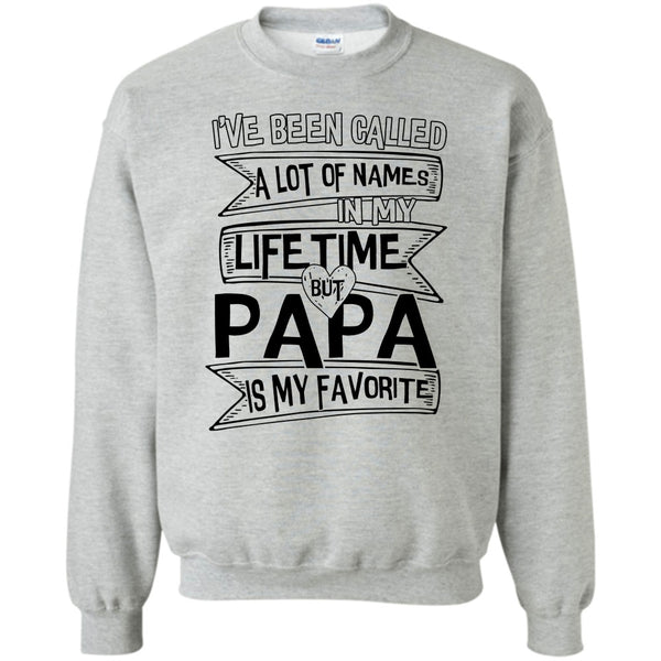 Father's Day Gift T Shirt, Papa Is My Favorite Peple Sweatshirt