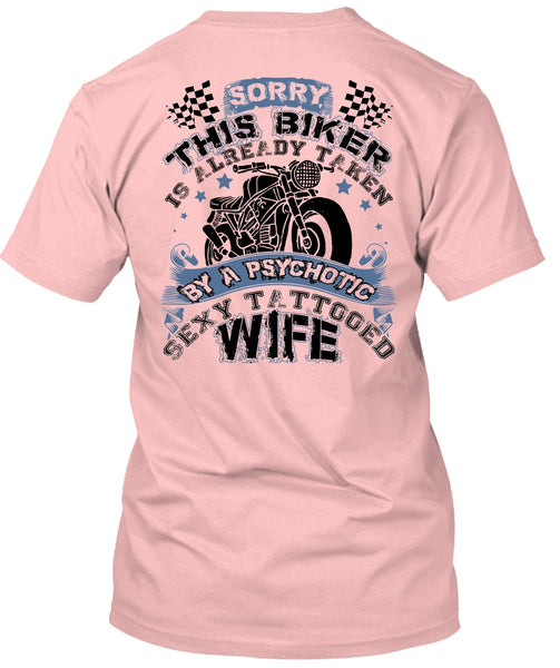 Tattooed Wife T Shirt, I Love Biker T Shirt