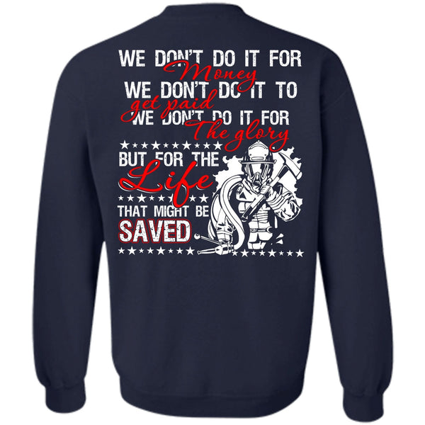 I Love Firefighter T Shirt, Fire Engine Riding Sweatshirt