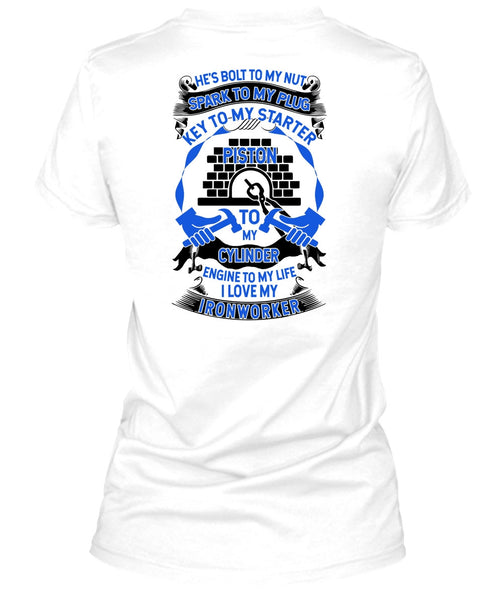 I Love My Ironworker T Shirt, I Love Ironworker T Shirt