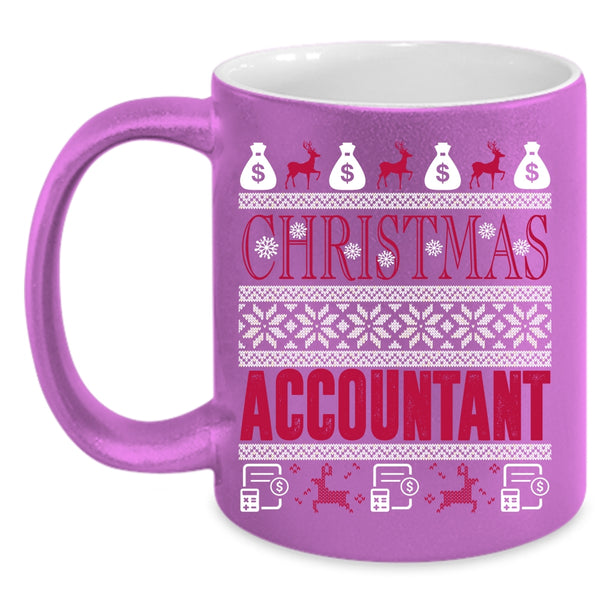 Christmas Accountant Coffee Mug, Cute Gift For Accountant Coffee Cup